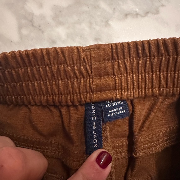 Janie and Jack Brown Straight Pant - Picture 13 of 13